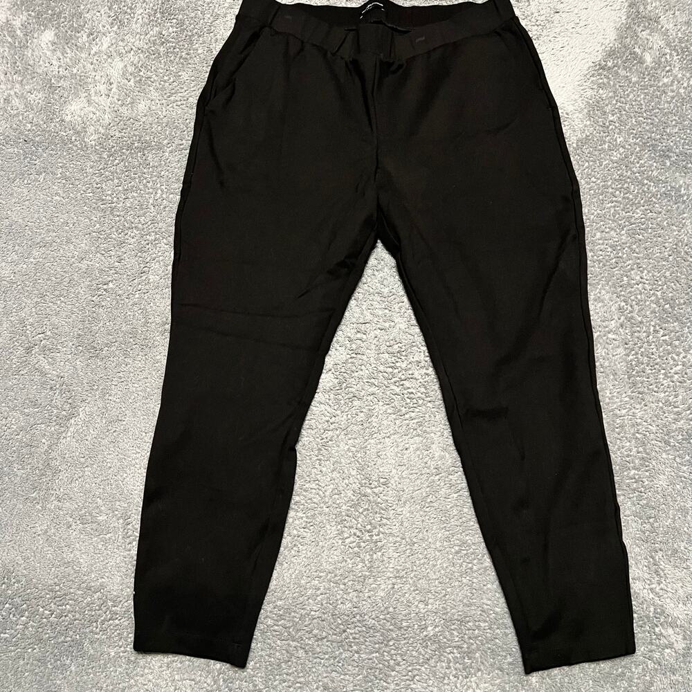 Universal Standard Pants Womens 35x26.5 Black Dress High Rise **